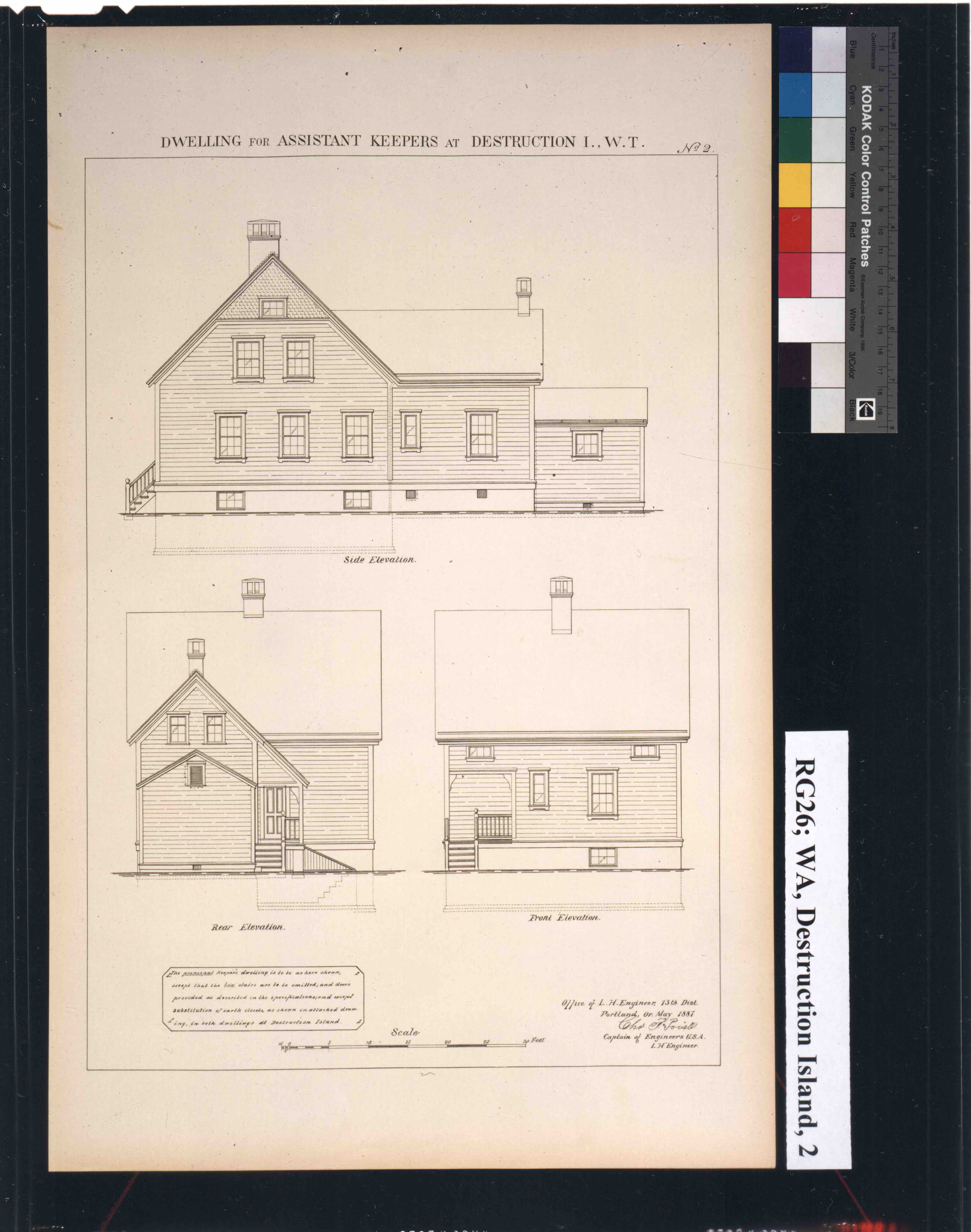 Destruction Island - Dwelling For Assistant Keepers | USLHS Digital Archive
