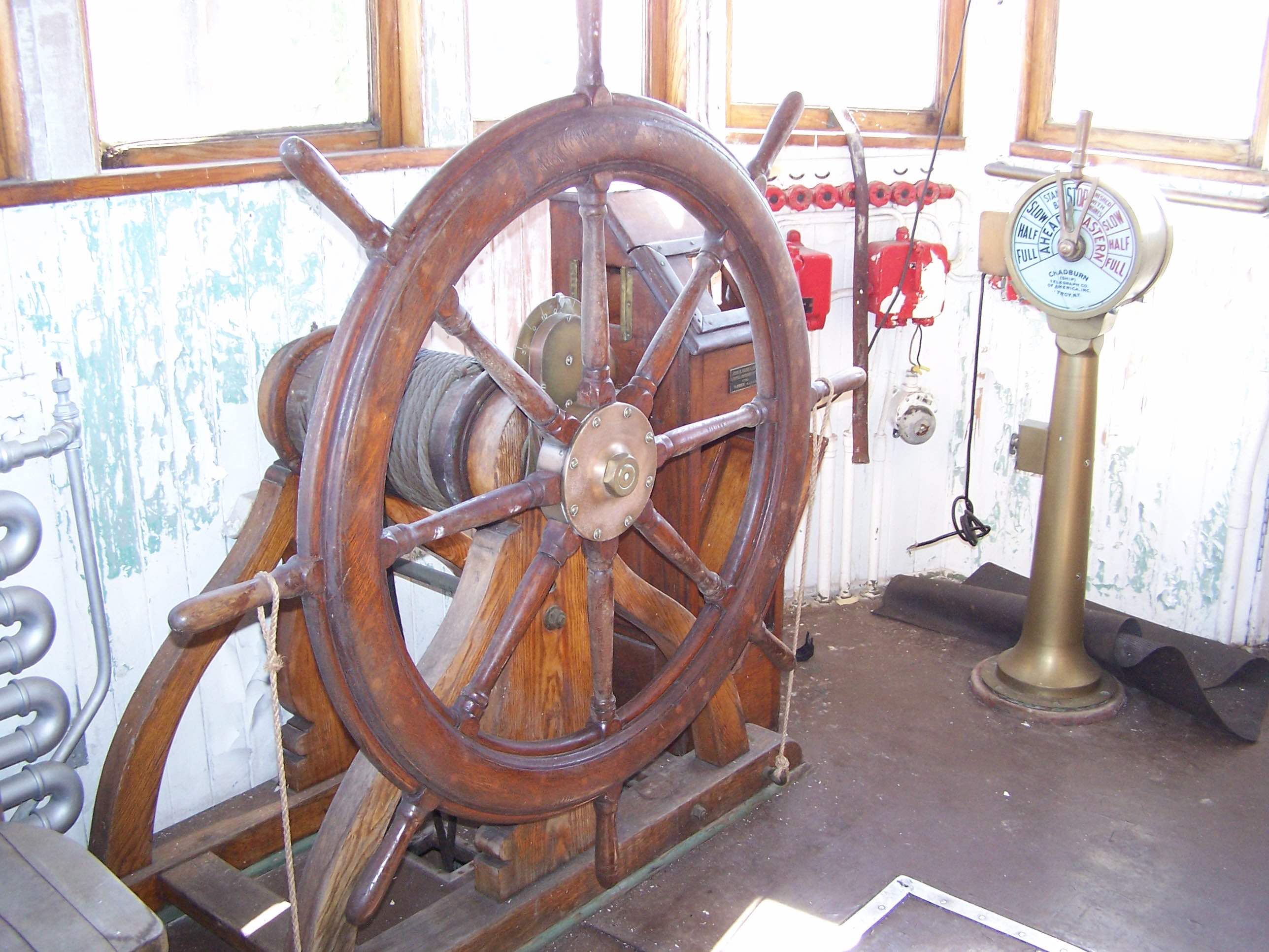 Swiftsure Bank - Wheel | USLHS Digital Archive