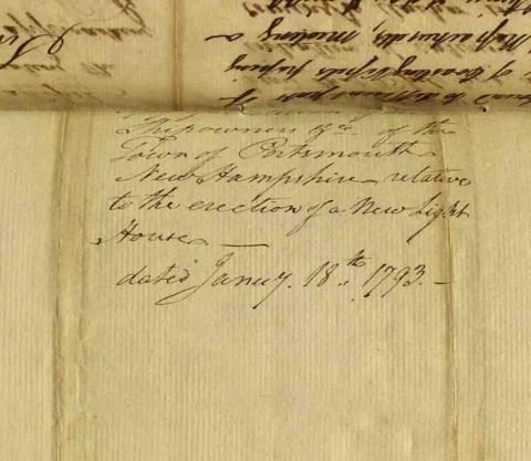 first page of the letter