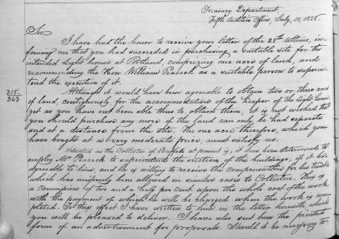 beginning of the letter