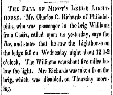 witness to fall of the lighthouse