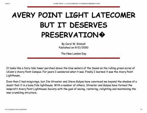 beginning of the article