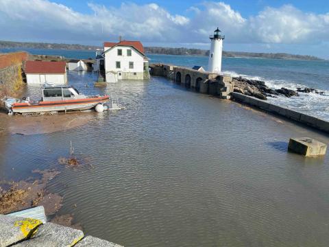 flooded station