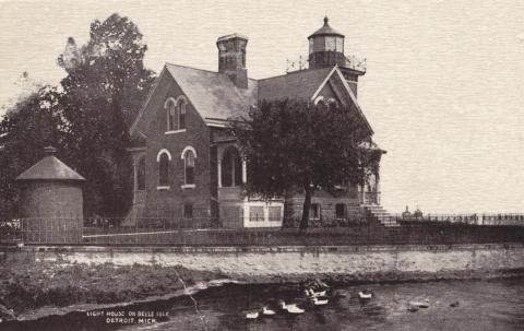 sepia toned post card