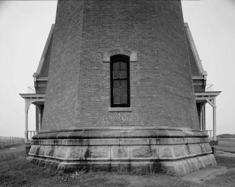 base of lighthouse