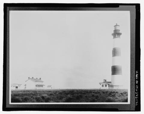 1893 photo of lighthouse in series