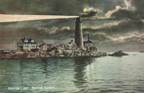postcard of the lighthouse