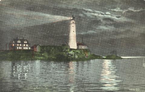 postcard of the lighthouse