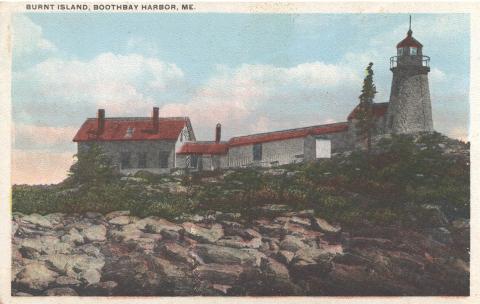 Burnt Island - Postcard