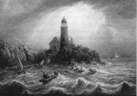 painting of the lighthouse