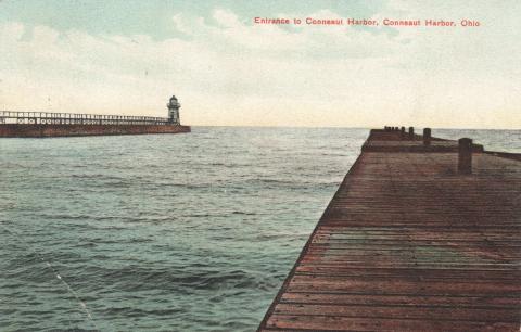 Conneaut Harbor West Pier Range Front, Oh 1910 SA (01)