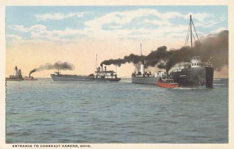 color illustrated postcard