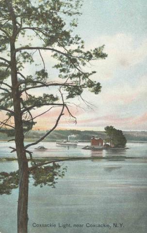 illustrated postcard