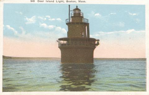 Deer Island postcard