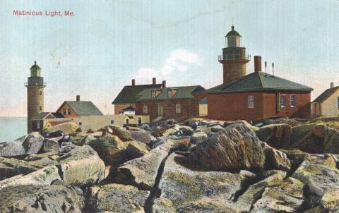 color illustrated postcard