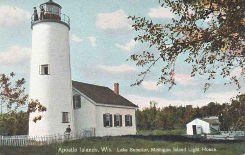 color illustrated postcard