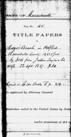 cover page of title papers