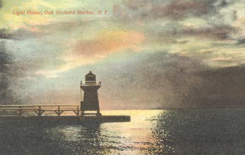 illustrated postcard