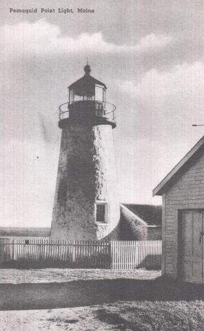 Pemaquid Point postcard