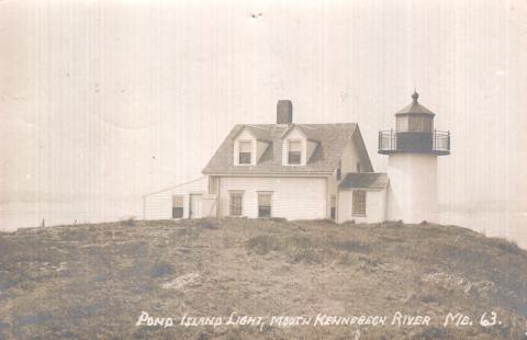 Pond Island postcard
