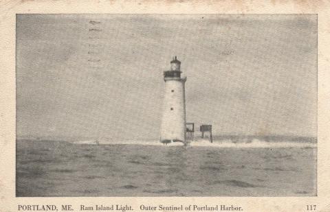 Ram Island Ledge postcard