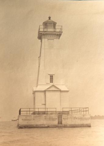 photo postcard of station