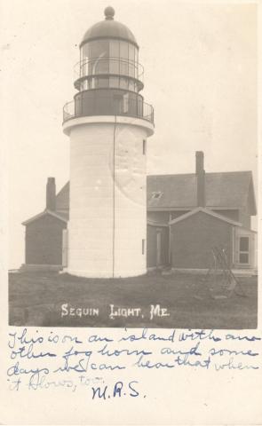Seguin Island postcard