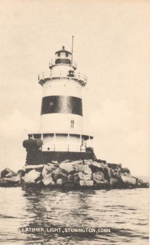 photo post card of lighthouse