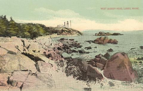 West Quoddy Head postcard
