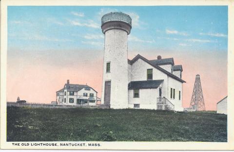 color illustrated postcard