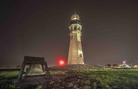 fog bell at lighthouse