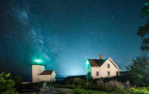 station under the stars