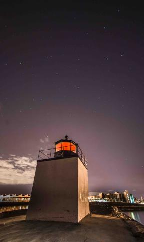 close up of the lighthouse