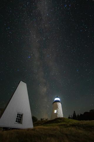 Milkyway over the lighthouse