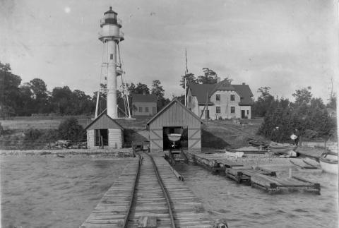 Boat House: Plum Island Range WI