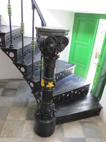 base of staircase