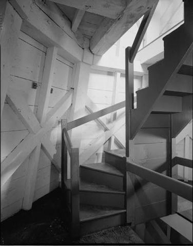 wooden staircase