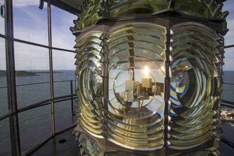 lens in lighthouse