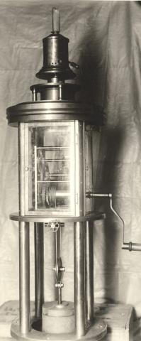 pedestal and clockwork