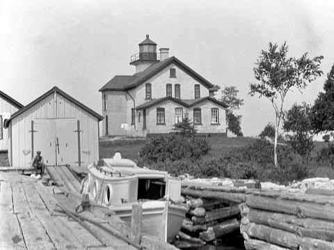 Boat House: Pilot Island WI