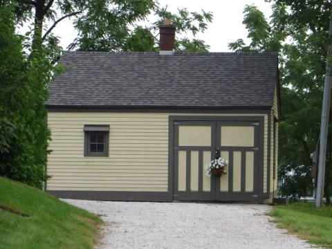 barn turned into garage
