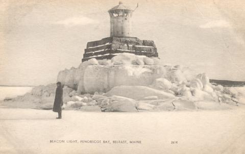 Postcard of Steele Ledge/Belfast Beacon