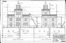 elevations of the offshore lighthouse