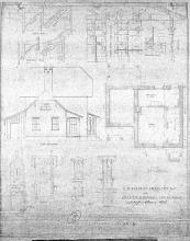 elevation & floor plans of dwelling