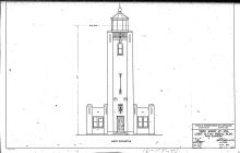 west elevation of tower