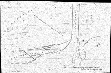 map showing location of old lighthouse