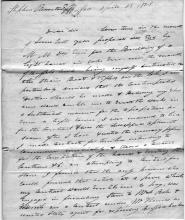 beginning of the letter
