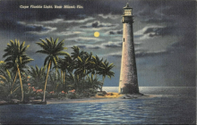 nighttime at the lighthouse 