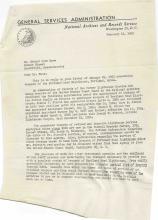first page of the letter