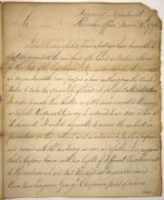 first page of the correspondence
